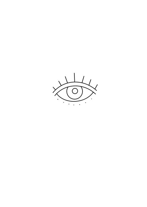 Eye Tattoo Minimal, Eye Tattoo Simple, Small Eye Tattoo, Simple Eye Tattoo, Eye Tattoo Small, Evil Eye With Lashes, Planner Minimalista, Ojo Tattoo, Lace Sleeve Tattoos