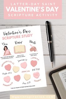 Lds Activity Days Valentines Ideas, Lds Valentines Day Activity, Young Women Valentines Activities, Young Women Valentine Gift, Valentines Activity Days Lds Ideas, Aesthetic Message, Valentines Scripture, Lds Young Women Activities, Heart Sayings