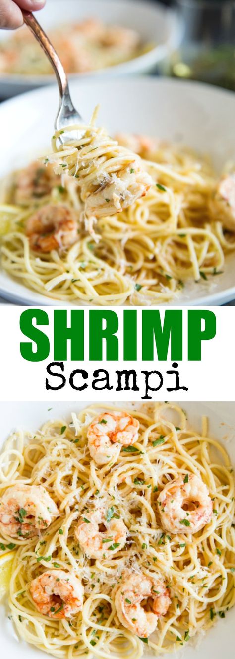 Easy Shrimp Scampi, Shrimp Scampi Recipe, Scampi Recipe, Shrimp Dinner, Easy Shrimp, Shrimp Dishes, Shrimp Scampi, Seafood Dishes, Shrimp Recipes