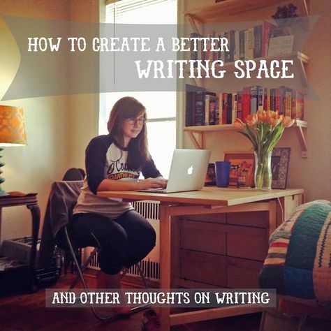 Avoiding Atrophy: How To Create A Better Writing Space (And Other Thoughts on Writing) Amazing article! Cozy Writing Nook, Cozy Writing Spaces, Writing Workspace, Writing Room Ideas, Productive Writing, Writing Nook, Writing Studio, Writing Room, Better Writing