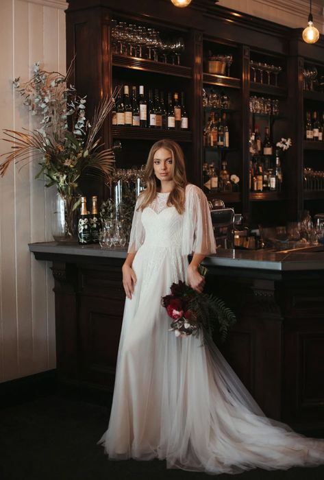 Wedding Dresses For The Mature Bride - Modern Wedding Cromford Derbyshire, Art Deco Wedding Dress, Beaded Wedding Gowns, Bridal Studio, Beaded Skirt, Stylish Wedding Dresses, French Collection, Sleeve Wedding Dress, Bride Style