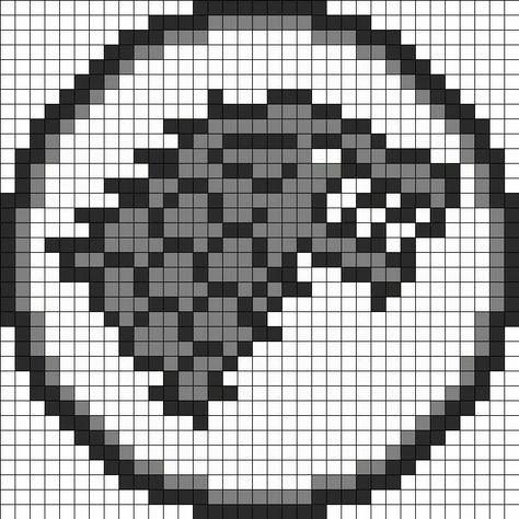 Game Of Thrones Alpha Pattern, Stark Sigil, Stitch Games, Modele Pixel Art, Pattern Game, Pixel Crochet, Kandi Patterns, Pixel Art Games, Hama Beads Patterns