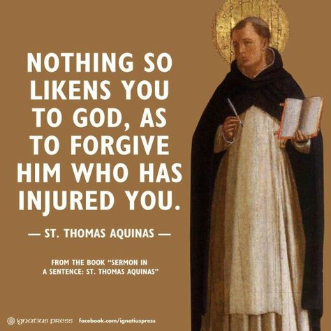 Nothing so likens you to God, as to forgive him who has injured you. - St Thomas Aquinas Thomas Aquinas Quotes, St Thomas Aquinas, Saint Thomas Aquinas, Saint Quotes Catholic, Thomas Aquinas, Soli Deo Gloria, Saint Quotes, To Forgive, Divine Mercy