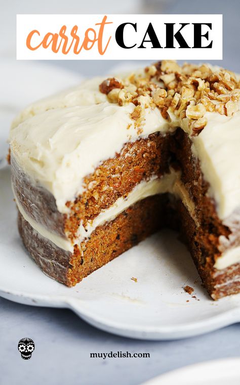 Mascarpone Frosting Cake, Carrot Cake With Mascarpone Frosting, Marscapone Frosting, Carrot Cake Frosting, Mascarpone Recipes, Homemade Carrot Cake, Mascarpone Frosting, Healthy Carrot Cakes, Best Carrot Cake