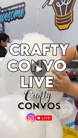 3.3K views · 623 reactions | Join us on our Crafty Convo Live Thursday @7PM for the long-awaited balloon cloud tunnel tutorial!!!! ✨

We will be showing in-depth process and answering all your questions! You won’t want to miss it!! 🤍✨

#craftyconvo #Howtolive #houstonballoons #eventplanner #partyplanner #houstoneventplanner #partyideas #party #balloonshouston  #eventstyling #eventstylist #eventdesign #decorideas #DIYDecor #balloondecor #cloudballoon #cloudtunnel #cloudtutorial #balloons #balloondecor #balloondecorations | Poppin Parties | poppinparty · Original audio Cloud Tunnel, Balloon Cloud, Cloud Tutorial, Balloon Clouds, 10k Views, Event Ideas, Event Styling, Balloon Garland, Party Planner