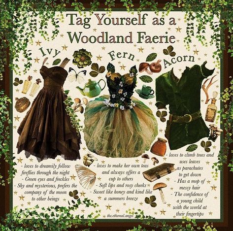 Fairycore Diy, Witchy Mushroom, Dark Fairy Core, Ethereal Angel, Cottagecore Ideas, Aesthetic Ethereal, Fairy Woodland, Nature Outfits, Fashion Boards