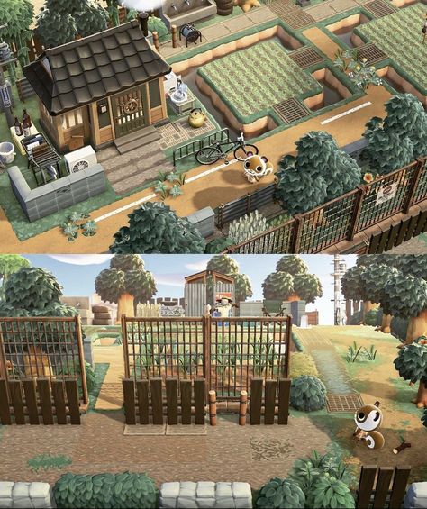 Acnh Old Japanese Town, Island Maps Animal Crossing, Acnh Mountain Town, Animal Crossing Japanese Campsite, Acnh Japanese Countryside Entrance, Acnh Japanese Villager Yard, Acnh Japanese Farm Ideas, Acnh German Island, Acnh Rural Japanese Island