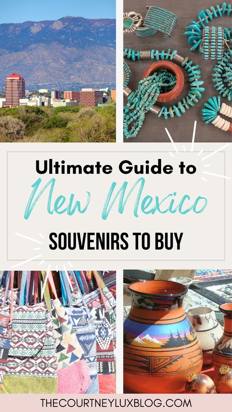 Traveling to the Land of Enchantment and looking for the best souvenirs to buy from New Mexico?  From traditional Native American pottery to Southwestern art, this state has a ton of authentic mementos for your travels. As you explore, let yourself be drawn to whatever feels right, but keep an eye out for the souvenirs on this list!   These are the best souvenirs to buy from New Mexico: #newmexico #Albuquerque #Santafe #taosnewmexico #Roswell #Newmexicotravel Albuquerque New Mexico Outfits, Albuquerque Balloon Festival, New Mexico Travel, New Mexico Road Trip, Travel New Mexico, Best Souvenirs, Mexico Gift, Roswell New Mexico, Gorgeous Places