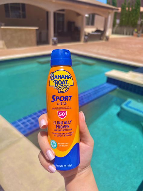 Stay Safe In the Sun 🌞🕶 Sunscreen Aesthetic, Banana Boat Sunscreen, Banana Boat, Aesthetic Home, Spf 50, Stay Safe, Sunscreen, Body Care, Carnival