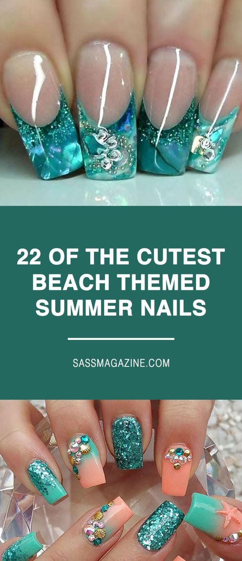 summer nails for the beachSummertime…and the livin’ is easy! Are you headed to the beach this summer? Keep those vacation vibes going with some stylish beach themed nails. We’ve put together a list of some of the most amazing summery nail inspirations with a fun beach theme. And the best thing is that you can wear these even after vacation. Make it an endless summer! New Style Nails 2023, Mexico Nail Art Designs, Gel Nail Designs For Cruise, Nails 2023 Trends Beach, Fall Beach Nails 2022, Florida Vacation Nail Designs, Gel Nail Designs Beach Vacation, Summer Nails For Cruise, Gel Nail Designs For Summer Beach