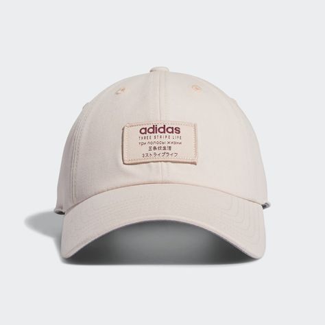 Easygoing is okay, but some days call for more streamlined style. The stretchy cotton build of this adidas cap refines any casual outfit. Nice, but not too fancy. That's how you step up your look while you're living the Three Stripe Life. Adidas Cap, Adidas Top, Adidas Hat, Clothing Designs, Pink Adidas, Bucket Hats, Sleek Fashion, Adidas Online, Women Style