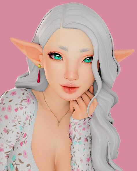 Commission: Frieren Ears | Patreon Saruin's Sims 4 Cc, Sims4 Elf Ears, Sims 4 Elf Ears, Sims 4 Sims, Wedding Presets, Pointed Ears, Elf Ears, Ear Earrings, Sims 4 Cc Finds