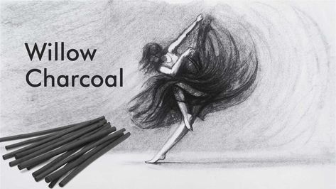 Willow Charcoal Drawings, Charcoal Stick Drawing, Willow Sticks, Charcoal Sticks, Stick Drawings, Swim Meet, Charcoal Drawings, Charcoal Art, Charcoal Drawing