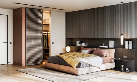 Modern apartment in Berlin on Behance Minimal Bedroom Design, Cozy Bedroom Design, Modern Appartement, Minimal Bedroom, Bunk Bed Designs, Student Accommodation, Gorgeous Bedrooms, Traditional Bedroom, Design Bedroom