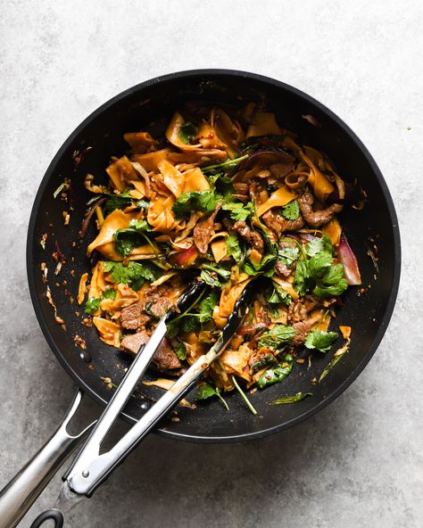 Sichuan Lamb Noodles | LindseyeatsLA Lamb Noodles, Cumin Lamb, Cold Weather Food, Lamb Dishes, Healthy Lunch Meal Prep, Cumin Seeds, Asian Inspired Recipes, Rhubarb Recipes, Tasty Healthy