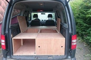 DIY VW Caddy Maxi Camper : 8 Steps (with Pictures) - Instructables Vw Caddy Maxi Camper, Caddy Maxi Camper, Vw Caddy Maxi Life, Berlingo Camper, Sleep Box, Vw Caddy Maxi, Caddy Van, Campervan Bed, Caddy Maxi