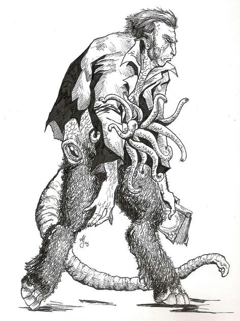 Wilbur Dunwich Horror, Lovecraft Monsters, Cthulhu Fhtagn, Lovecraft Art, Pulp Science Fiction, Yog Sothoth, Cthulhu Art, Call Of Cthulhu Rpg, Lovecraft Cthulhu