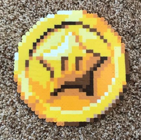 Perler Beads Circle Ideas, 3d Perler Bead Patterns, Bead Pixel Art, Hamma Beads Ideas, Art Final, Perler Creations, Pokemon Perler Beads, Pearl Beads Pattern, Easy Perler Beads Ideas