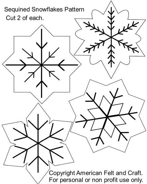 Christmas Ornament Template, Diy Felt Christmas Ornaments, Snowflake Template, Felt Ornaments Patterns, Christmas Cutouts, Trendy Embroidery, Ornament Template, Felt Crafts Christmas, Felt Christmas Decorations