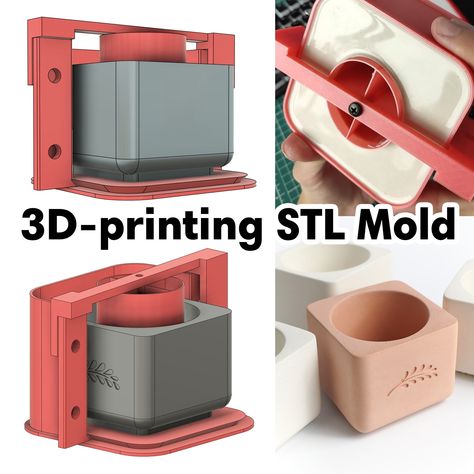 STL file STL silicone mold. Planter mold Сandle container + silicone pouring formwork STL 🪴 ・3D printing template to download・Cults 3d Printed Concrete Molds, Silicone Mold For Candles, 3d Print Silicone Mold, 3d Printing Mold Design, 3d Printed Molds, 3d Print Useful, 3d Printing Ideas Creative, 3d Printed Products, Useful 3d Prints