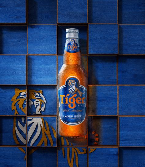 Tiger Beer CGI on Behance Tiger Beer, Brand Manual, Alcohol Packaging, Lager Beer, Beer Brands, Best Beer, Business Person, Chester, Social Media Design