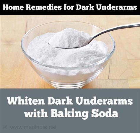 Baking Soda For Underarms, Remedies For Dark Underarms, Baking Soda Underarm, For Dark Underarms, Rid Of Dark Underarms, Coconut Oil Massage, Baking Soda Scrub, Skin Darkening, Sandalwood Powder