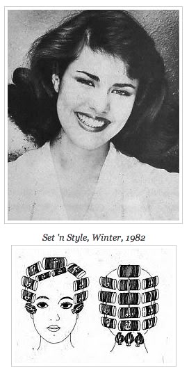 80s Hair Roller Pattern, Side Part Roller Set, Vintage Roller Set Pattern, Hair Roller Patterns, Beach Waves Hair Tutorial, 1980s Hair, Vintage Hairstyles Tutorial, Roller Sets, Vintage Curls