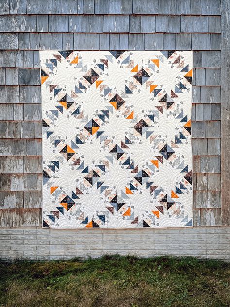 Chicago Geese Quilt, Sharon Holland, Flying Geese Quilt, Straight Line Quilting, Scrap Quilt Patterns, Cute Quilts, Green Quilt, Flying Geese, Patch Quilt