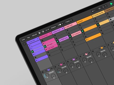 🎛️ Ableton Live 11 - iPadOS by Nik Moskalets on Dribbble Ableton Live 11, Audio Engineering, Career Vision Board, Ableton Live, Creative Professional, Vision Board, Career, Engineering, Audio