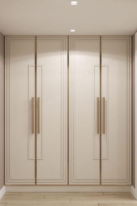 VASILKOVAYA on Behance Classical Wardrobe Shutter Design, European Style Wardrobe Design, Luxury Wadrobe Designs, Cream Color Wardrobe Design, Modern Classic Wardrobe Design, White And Gold Wardrobe, Traditional Wardrobe Design, Luxurious Wardrobe Design, Modern Luxury Wardrobe Design