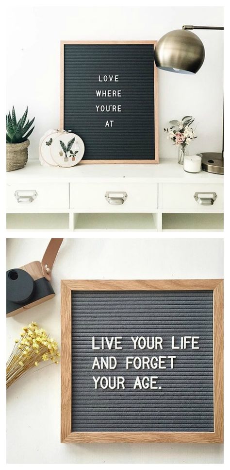 Pinterest board: @desi_galapagos The most versatile decoration for your home - the letterboard. Totally in love with letterfolkco and all of the fun boards they create! Letter Board Ideas Home, Love Letterboard Quotes, Letter Board Quotes Home, Letterboard Sayings, Letterboard Ideas, Letterboard Signs, Board Sayings, Letterboard Quotes, Letter Board Quotes