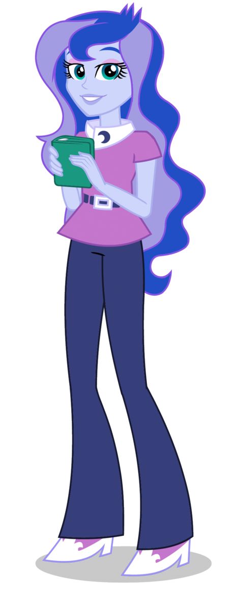 Equestria Girls Vice Principal Luna by Shafty817.deviantart.com on @DeviantArt Princess Luna Equestria, Vice Principal Luna, Celestia Mlp Human, Mlp Luna Human, Luna Mlp Human, Princess Luna Human, Principal Celestia, Mlp Celestia, Human Mlp