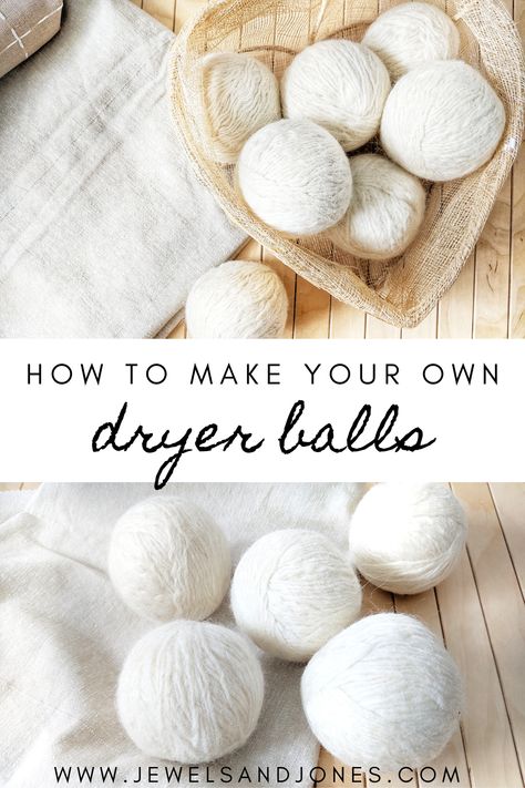 Homemade Dryer Balls, Diy Dryer Balls, Diy Wool, Dryer Balls, Crochet Pillow Cover, Wool Dryer Balls, Wool Balls, Yarn Stash, Diy Essential Oils