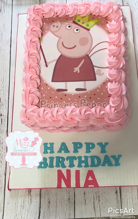 Peppa Pig Sheet Cake Peppa Pig Sheet Cake Ideas, Peppa Pig Sheet Cake, Pig Sheet Cake, Tortas Peppa Pig, Peppa Pig Birthday Party Decorations, Peppa Pig Birthday Cake, Pig Birthday Cakes, New Birthday Cake, Peppa Pig Cake