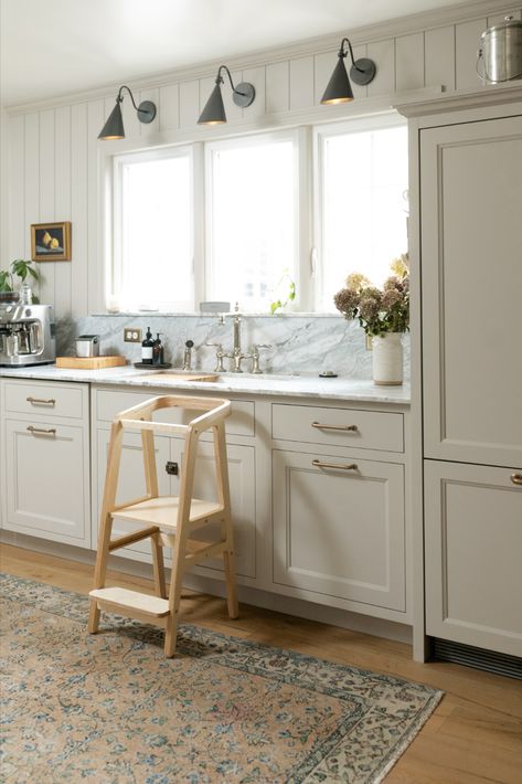 Grace Start Kitchen, Grace Stoffer, Stoffer Kitchen, Jean Stoffer Kitchen, Grace Start, Kitchen Prep Sink, Jean Stoffer Design, Jean Stoffer, Prep Sink