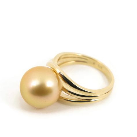 Check out 12mm Golden South Sea Pearl Crossover Ring, 9K Solid Yellow Gold, 6.2 gr. #R239, the latest item I added on eBay! #eBay #eBaySeller Minimal Light, Crossover Ring, Golden South Sea Pearls, Sea Pearl, Ring Pictures, South Seas, South Sea Pearls, Sea Pearls, Pearl Types