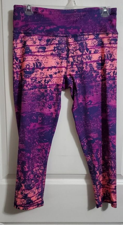 Check out H2 Hannah Women's  Cropped Athletic Yoga Pants M Purple & Pink Tie Dye Look, the latest item I added on eBay! #eBay #eBaySeller Unique Ties, Pink Tie, Pink Tie Dye, Tie Dye Patterns, Shades Of Purple, Physical Activities, Women Crop, Yoga Pants, Polyester Spandex