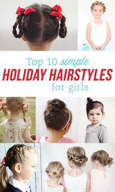 Holiday Hairstyles Easy, Hairstyles For Girls, Christmas Hairstyles, Holiday Hairstyles, Christmas Hair, Christmas Parties, Easter Hairstyles, Toddler Hair, Hairstyles For School