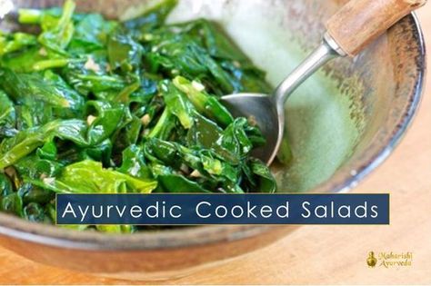 #Ayurvedic Cooked #Salad #recipes for Kapha, Pitta, and Vata balancing. vpk®... it's all about balance. Ayurvedic Recipes Kapha, Aryuvedic Recipes, Ayurvedic Recipes Vata, Kapha Diet, Fat Flush Recipes, Easy Thanksgiving Sides, Ayurveda Diet, Ayurveda Recipes, Ayurvedic Diet