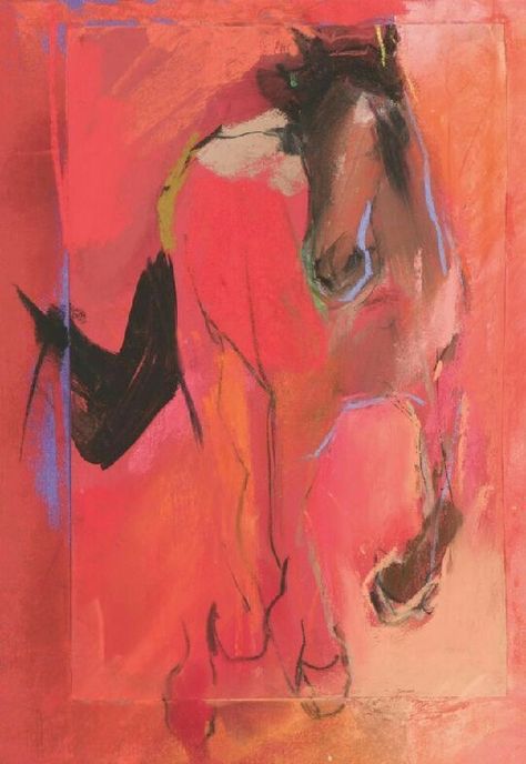 Dawn Emerson, Abstract Horses, Ranch Art, Abstract Horse Art, Abstract Horse Painting, Art Demo, Abstract Horse, Equestrian Art, Horse Drawings