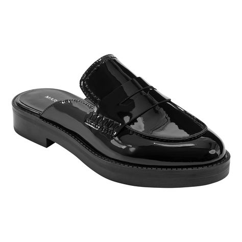 PRICES MAY VARY. Fun yet chic, the Marc Fisher Burlesk loafer is down for wherever your day will take you. It features a slip-on design, almond shaped toe and backless silhouette for a more modern look. This loafer will be the perfect versatile shoe in your wardrobe. Almond Toe Slip on Closure 1.18" Heel Height Designer Loafers, Loafers Women, Almond Shaped, Loafer Mules, Casual Loafers, Denim Shoes, Marc Fisher, Handbag Accessories, Shoes Online