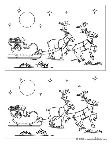 Christmas Spot The Difference Printable, Christmas Spot The Difference, Spot The Difference Printable, Find The Differences Games, Spot The Difference Games, Christmas Worksheets, Spot The Difference, Holiday Games, Hidden Pictures