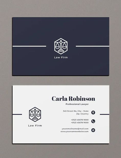 Legal Business Cards, Lawyers Visiting Card, Business Card For Lawyers, Business Card Lawyer Design, Lawfirm Business Cards, Law Firm Business Card Design, Accounting Business Cards, Minimalist Visiting Card, Lawyer Visiting Card Design