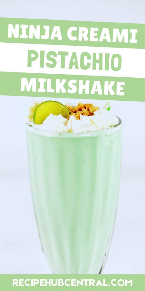 Dive into the world of yummy milkshakes with our Ninja Creami pistachio milkshake recipe. This creamy and nutty drink is a special treat you don't want to miss. Ninja Creami Milkshake Recipe, Pistachio Milkshake, Maple Ice Cream Recipe, Yummy Milkshakes, Ube Polvoron Recipe, Polvorones Recipe, Banana Milkshake Recipe, Peach Ice Cream Recipe, Cookies And Cream Milkshake