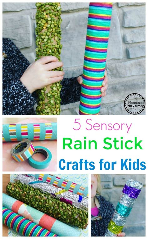 March Break Crafts For Kids, Diy Rain Stick, Rain Stick Crafts, Stick Crafts For Kids, Summer Daycare, Animal Habitat, Preschool Spring, Diy Paper Art, Library Programming