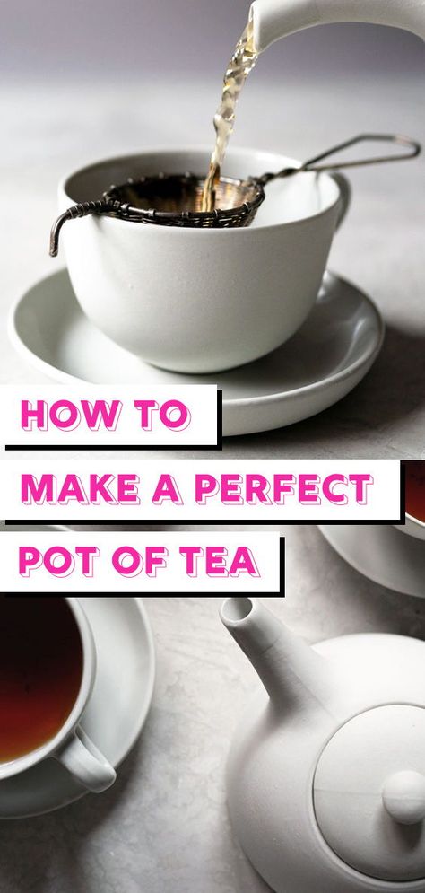 Making a perfect pot of tea is all in the details. Learn the proper way to brew and steep tea with my step-by-step instructions. #tea #teatime How To Make Hot Tea, Tea Essentials, Womens Event, Proper Tea, Tea Board, Hot Tea Recipes, Poetry Tea, Tea Etiquette, Tea Drink Recipes