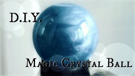 DIY Halloween: How to make a Fortune Teller's Magic Crystal Ball (with Color Variations) http://www.themagiccrafter.com/blog/fortune-tellers-magic-crystal-ball Crystal Ball Diy, Diy Crystal Ball, Fortune Teller Costume, Magic Crystal, Halloween Props Diy, Halloween Prop, Fortune Teller, Diy Crystals, Unique Diy Gifts