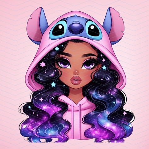 Lilo And Stitch Characters, ليلو وستيتش, Alternative Disney Princesses, Lilo And Stitch Drawings, Whatsapp Wallpaper Cute, Stitch Character, Disney Princess Fashion, Stitch Drawing, Cute Stitch