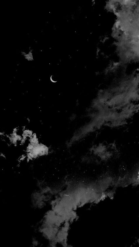 Black Astethic Wallpapers, Moon Black Aesthetic, Iphone Dark Theme, Aesthetic Wallpaper Black, Aesthetic Wallpaper Dark, Pink Clouds Wallpaper, Black Kawaii, Twitter Backgrounds, Rain Wallpapers