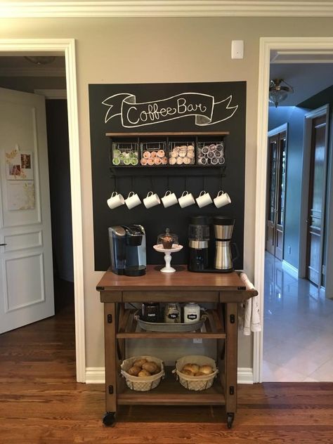 K Cup Storage Ideas, K Cup Hanging Storage, Cute K Cup Storage Ideas, Keurig K Cup Holder Ideas, Diy Kcup Coffee Bar, Keurig K Supreme, K Cup Storage, Coffee Bar Home, K Cups